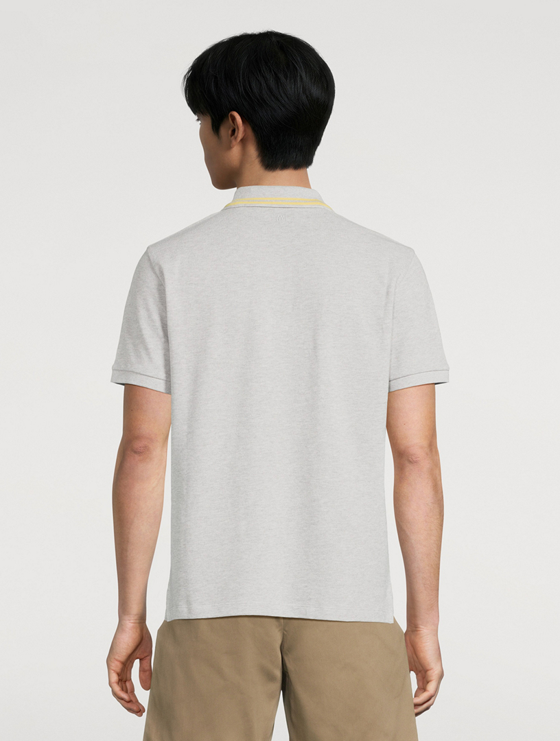 AMI PARIS Ami De Coeur Cotton Polo Shirt | Holt Renfrew