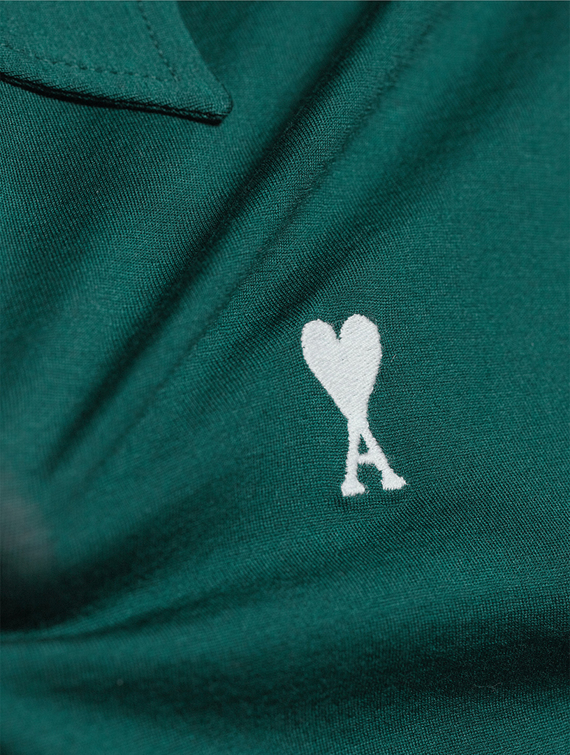 AMI PARIS Ami De Coeur Cotton Polo Shirt | Holt Renfrew