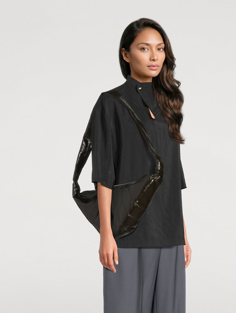 LEMAIRE Medium Croissant Coated Canvas Shoulder Bag | Holt Renfrew