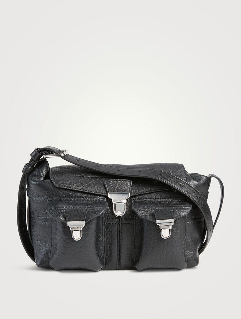 Mini Gear Leather Crossbody Bag