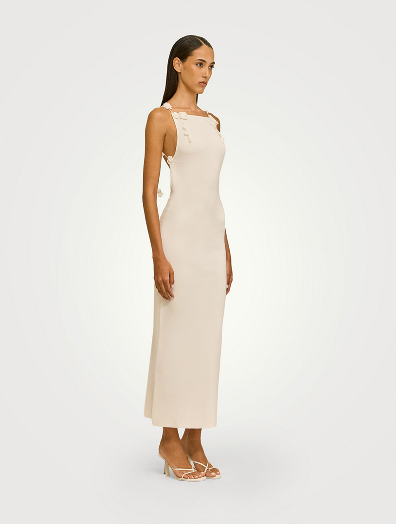 holt renfrew evening dresses GIVENCHY Halter Evening Dress With Crystals