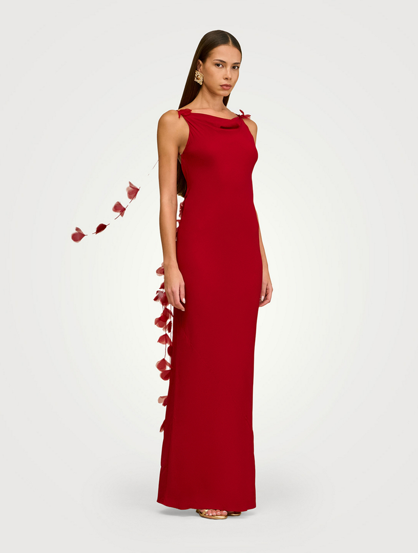 sachin and babi light blue dress Buy Sera Round-Neck Split Cocktail Dress Online