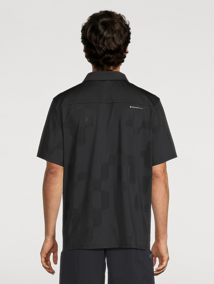 MALBON GOLF Performance Mesh Polo Shirt | Holt Renfrew