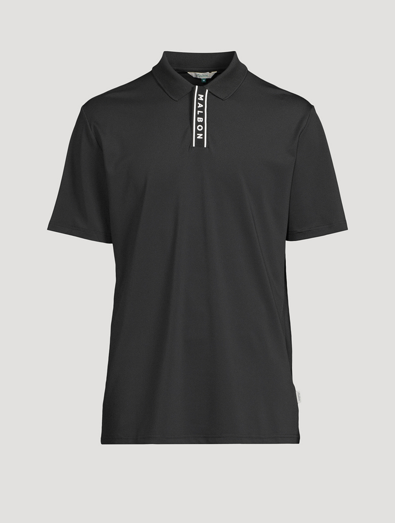 MALBON GOLF Block Placket Polo Shirt | Holt Renfrew