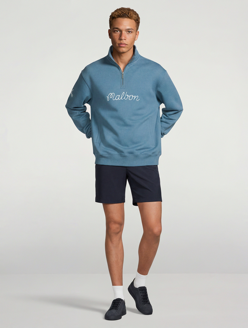 MALBON GOLF Collegiate Cotton Sweatshirt | Holt Renfrew