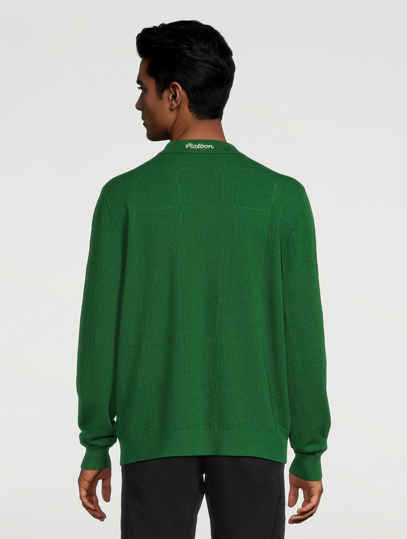 MALBON GOLF Resort Crochet Cardigan | Holt Renfrew