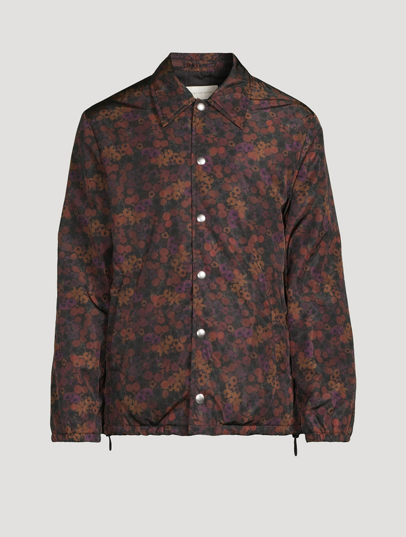 DRIES VAN NOTEN Nylon Printed Jacket | Holt Renfrew