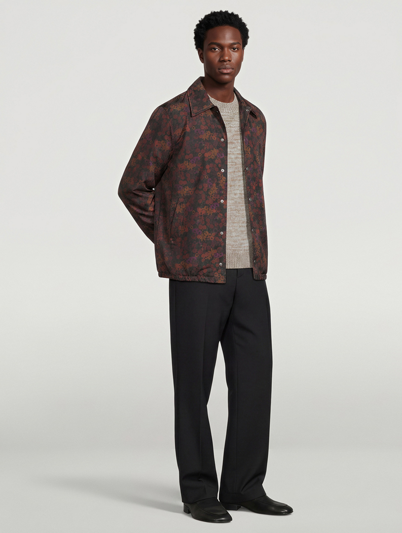 DRIES VAN NOTEN Nylon Printed Jacket | Holt Renfrew
