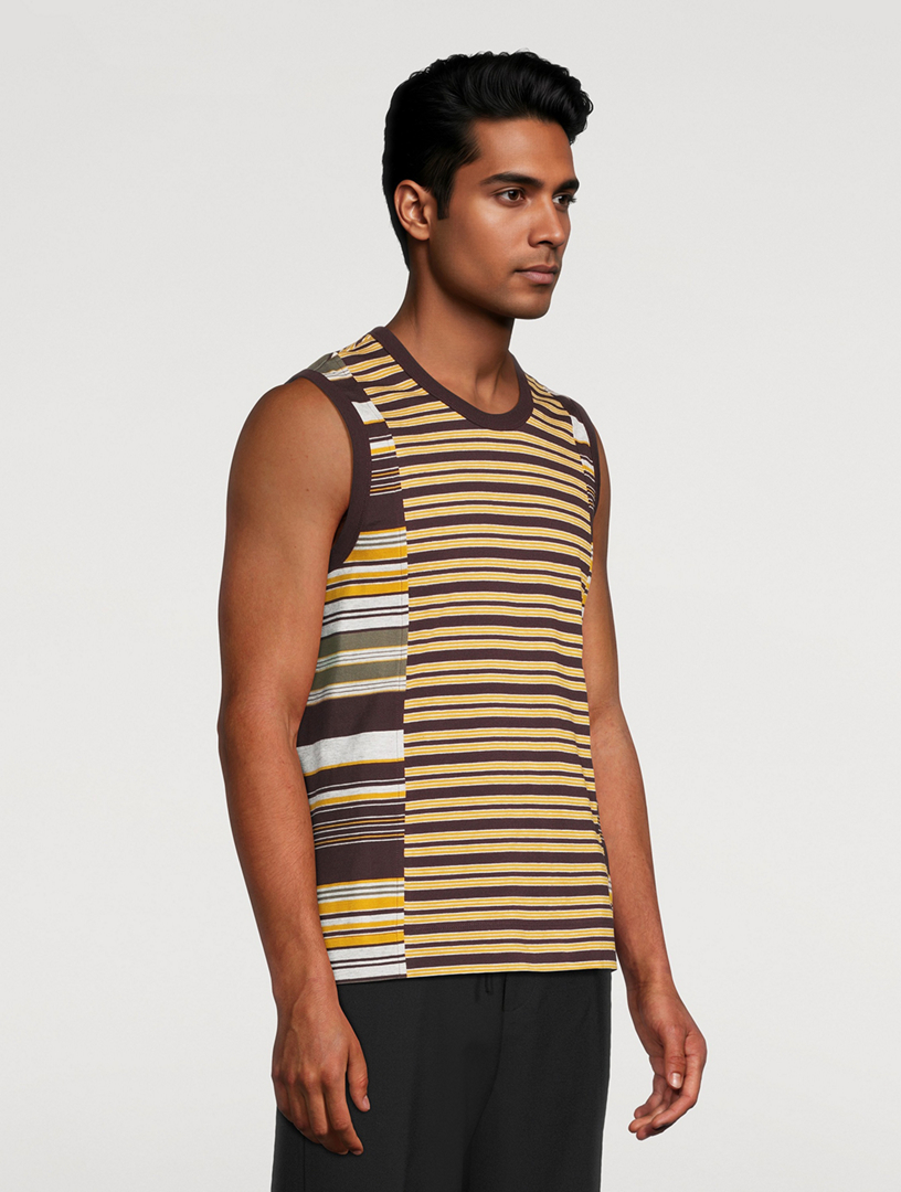 DRIES VAN NOTEN Cotton Sleeveless T-Shirt | Holt Renfrew