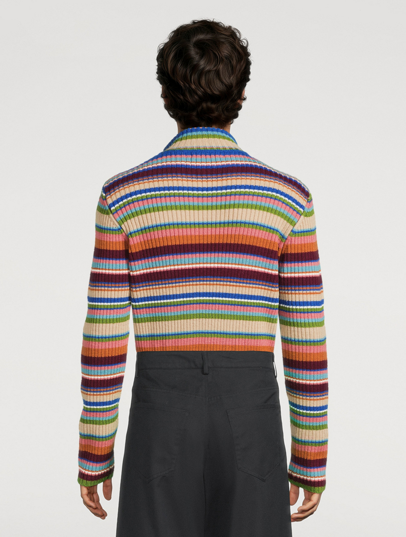 DRIES VAN NOTEN Wool Zip Cardigan | Holt Renfrew