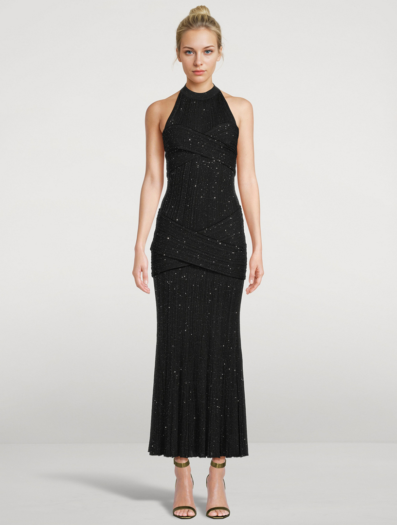 celestina knit dress Casasola Celestina Cashmere Grey V-Neck – CASASOLA