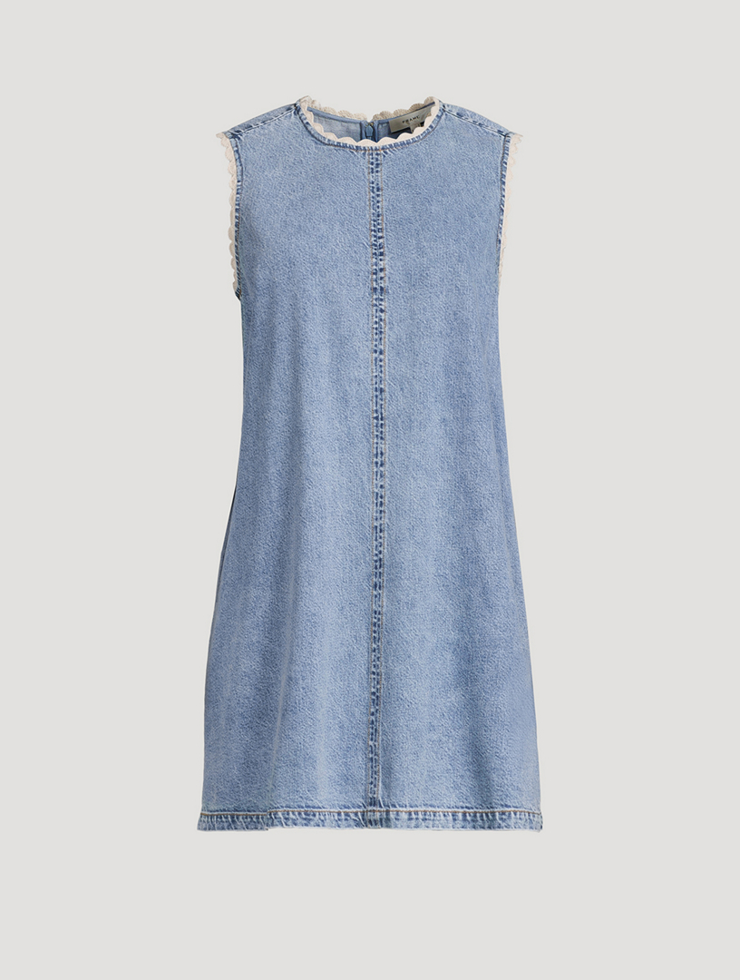 powder blue dress Lucinda Boucle Mini Dress