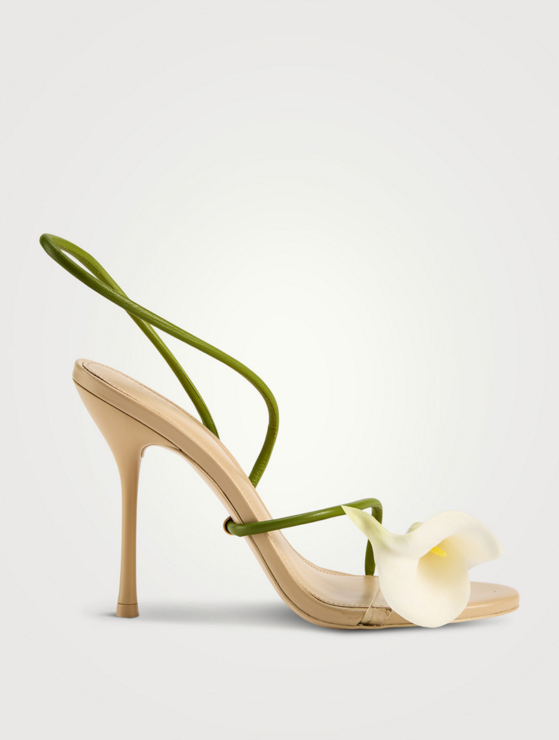 Cassidy Leather Slingback Sandals
