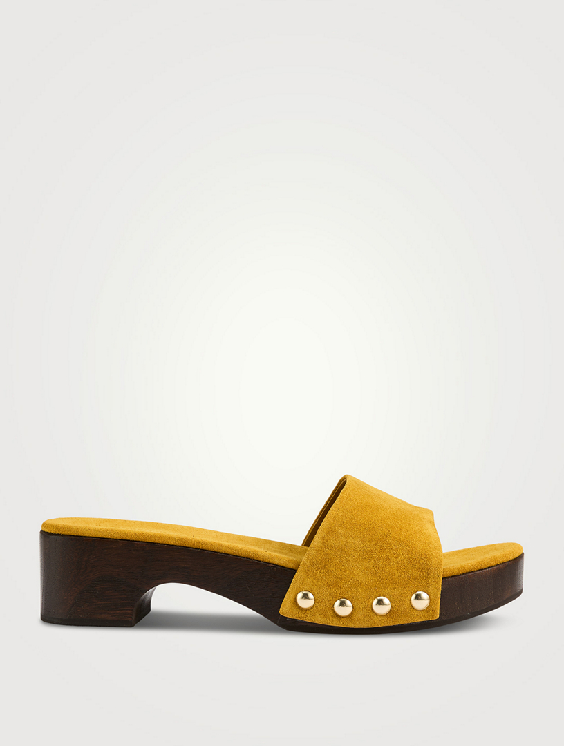 Jordyn Suede Clogs