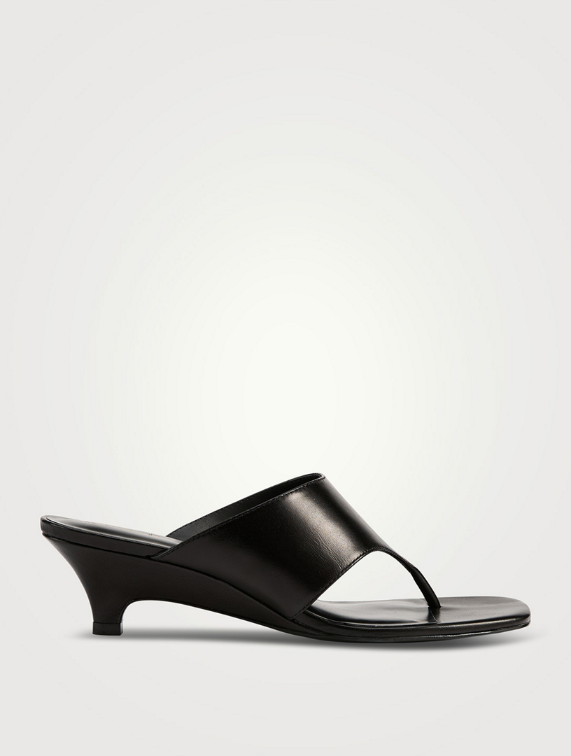 Sherlyn Leather Thong Sandals
