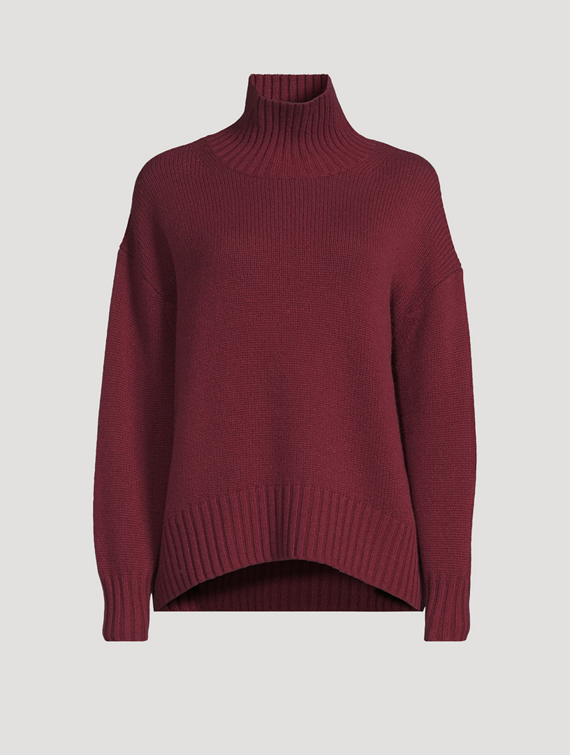 Fair Trade Cashmere Relaxed Turtleneck Sweater