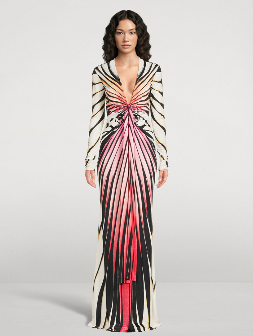 holt renfrew evening dresses Rachel Allan 70915 Long Slit Formal Prom Dress main image 1