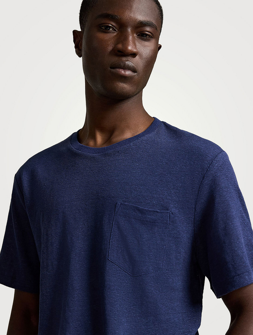 POLO RALPH LAUREN Standard Linen Mesh T-Shirt | Holt Renfrew