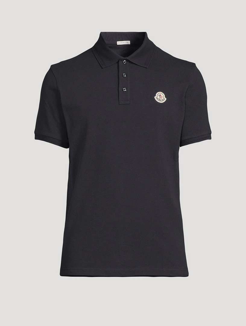 MONCLER Cotton Polo Shirt | Holt Renfrew