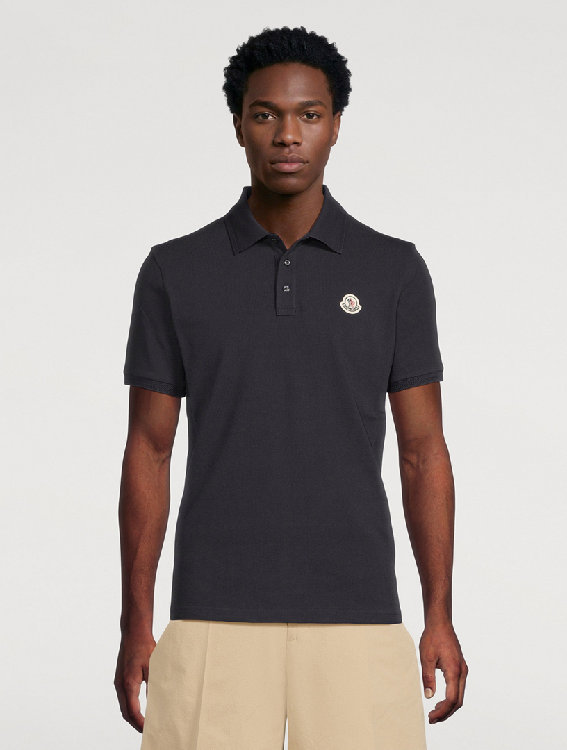 MONCLER Cotton Polo Shirt | Holt Renfrew