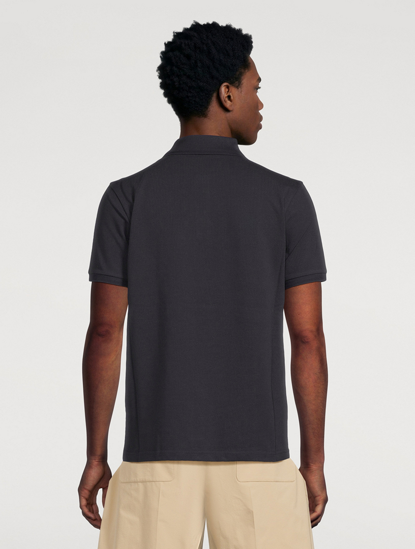 MONCLER Cotton Polo Shirt | Holt Renfrew