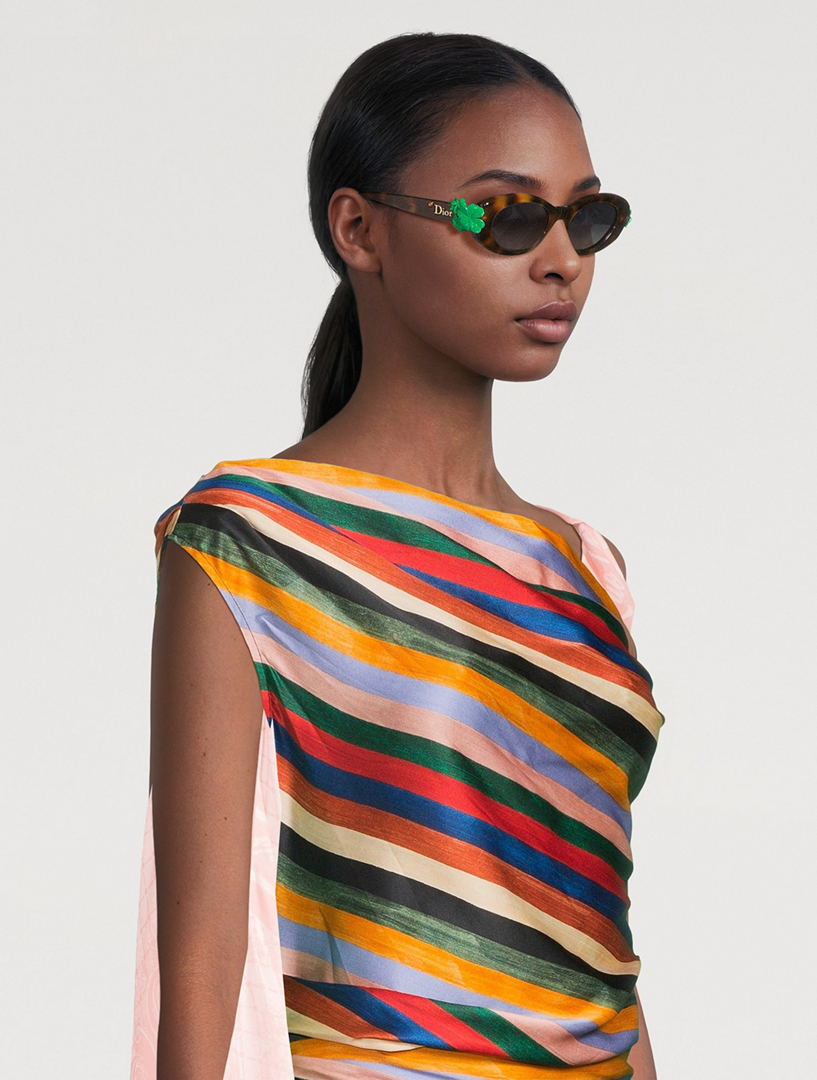 DIOR Dior Clover B1I Oval Sunglasses | Holt Renfrew