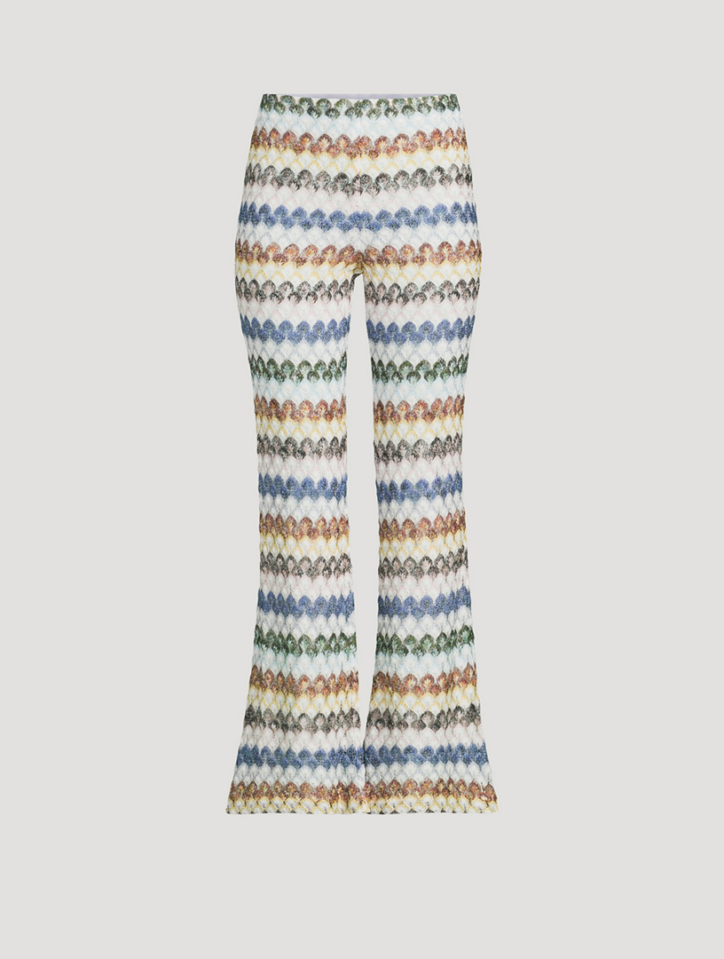 Knit Flared Trousers