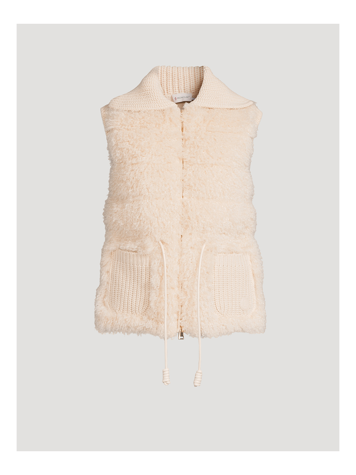 MONCLER Cashmere And Wool Down Vest
