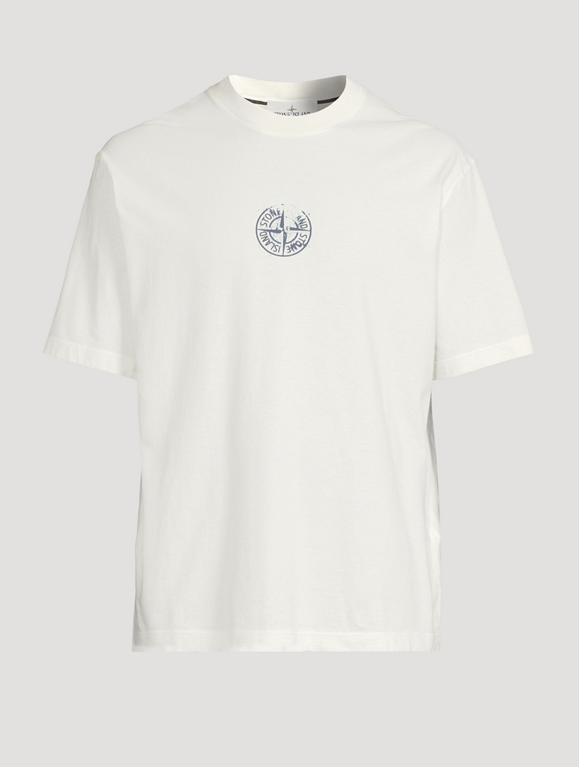 STONE ISLAND Vertical Placement Cotton T-Shirt | Holt Renfrew