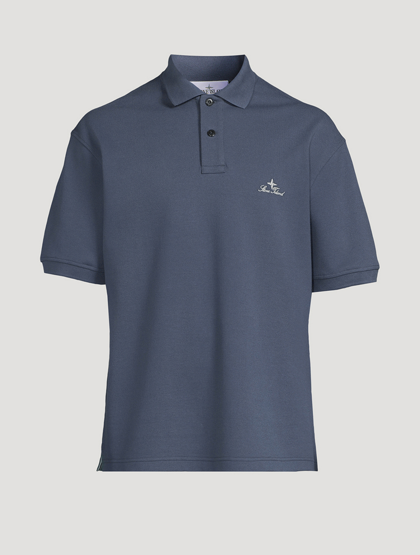 STONE ISLAND Archival Logo Polo Shirt | Holt Renfrew