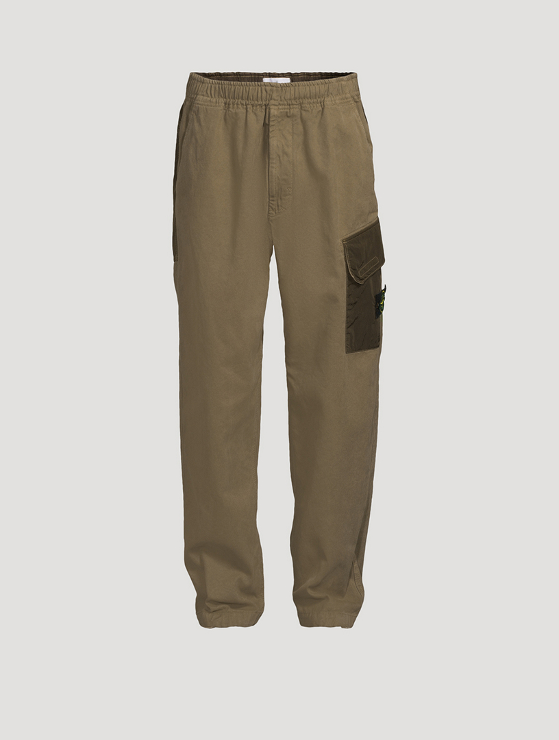 STONE ISLAND Organic Panama Cotton Pants | Holt Renfrew