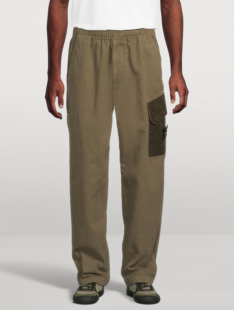 STONE ISLAND Organic Panama Cotton Pants | Holt Renfrew