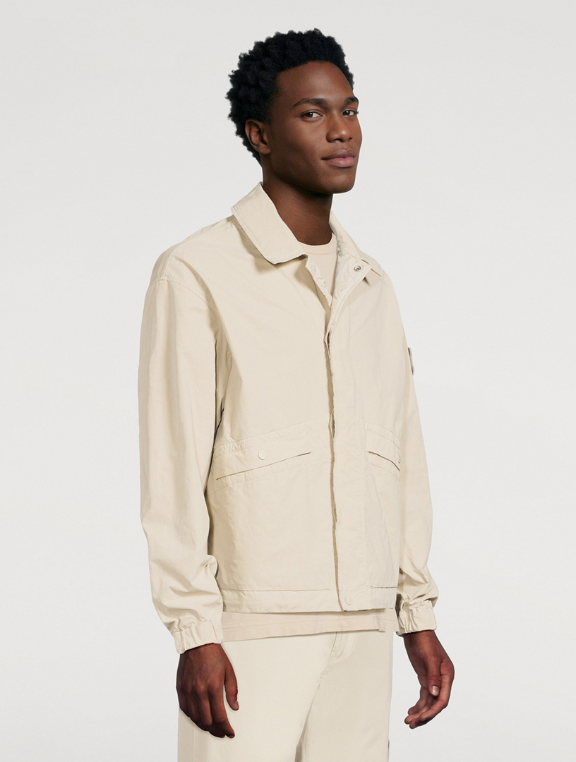 STONE  ベージュジャケット STONE ISLAND Ghost Zip Jacket | Holt Renfrew