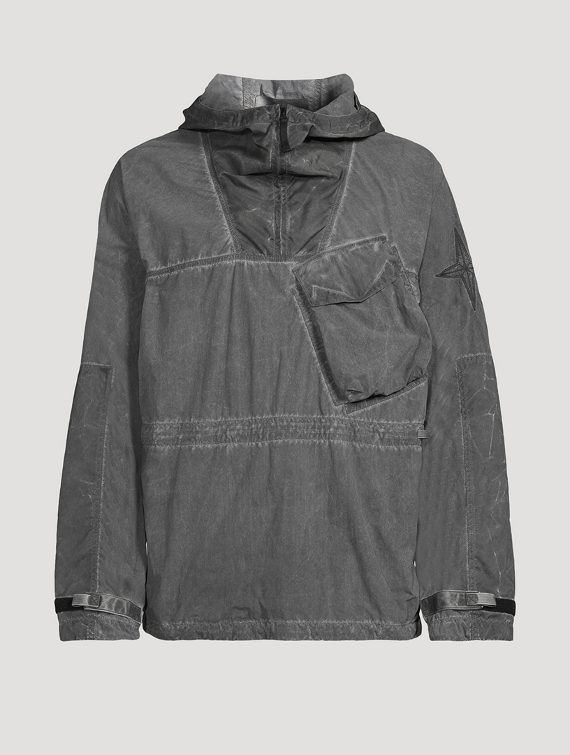 STONE ISLAND Pigment Dyed Nylon Anorak Jacket | Holt Renfrew