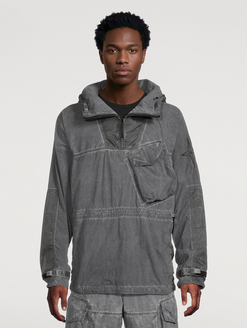 STONE ISLAND Pigment Dyed Nylon Anorak Jacket | Holt Renfrew