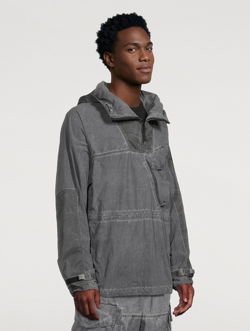 STONE ISLAND Pigment Dyed Nylon Anorak Jacket | Holt Renfrew