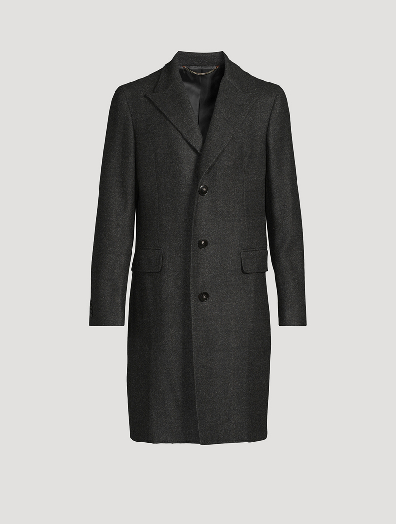 Wool Tailored Overcoat