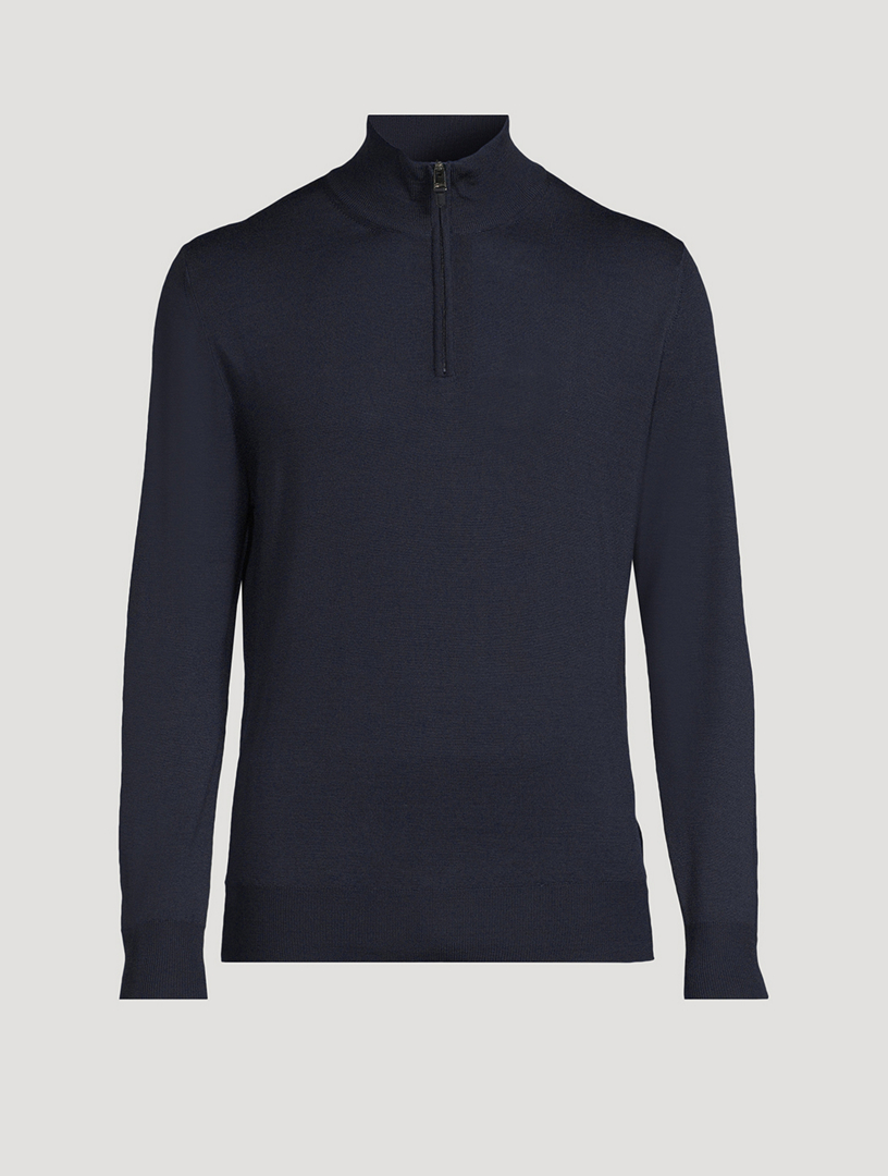 Wool Half-Zip Sweater