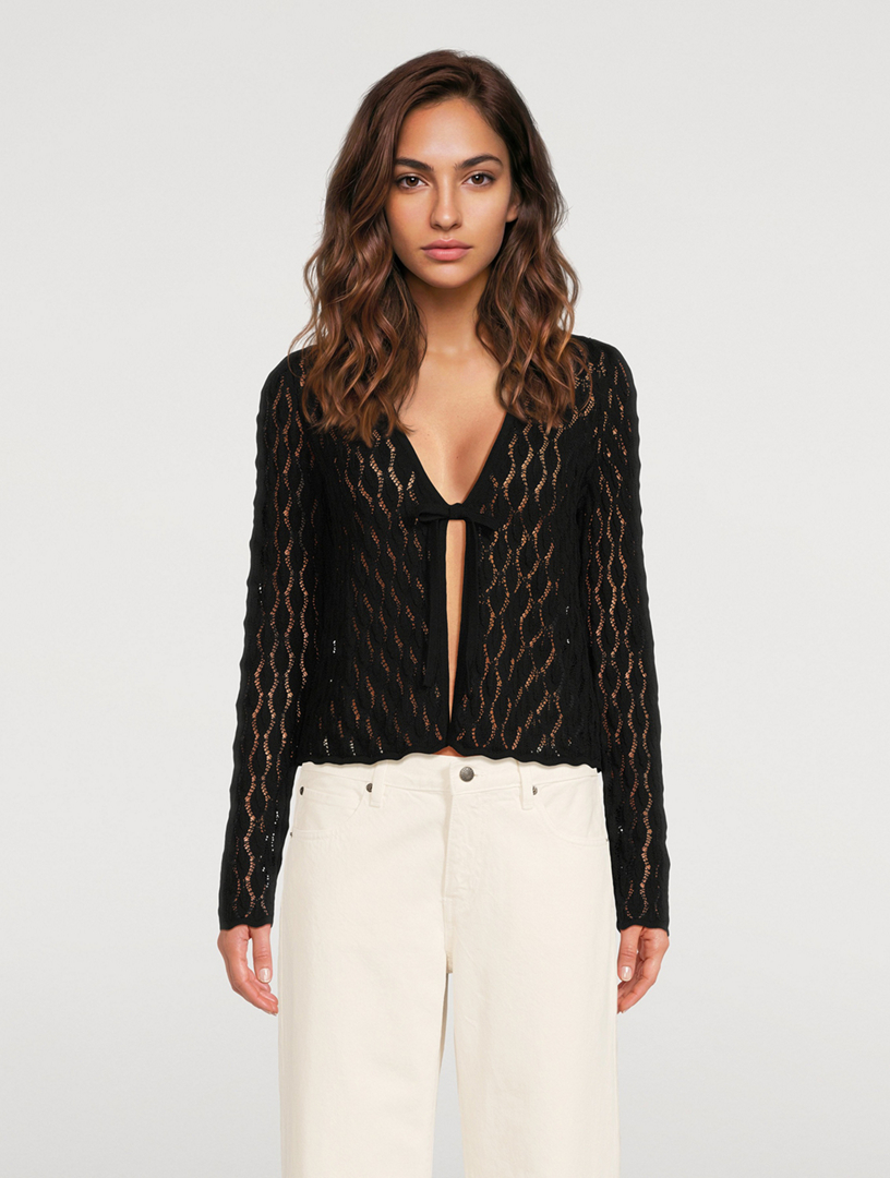 FRAME The Getaway Cotton Cardigan | Holt Renfrew
