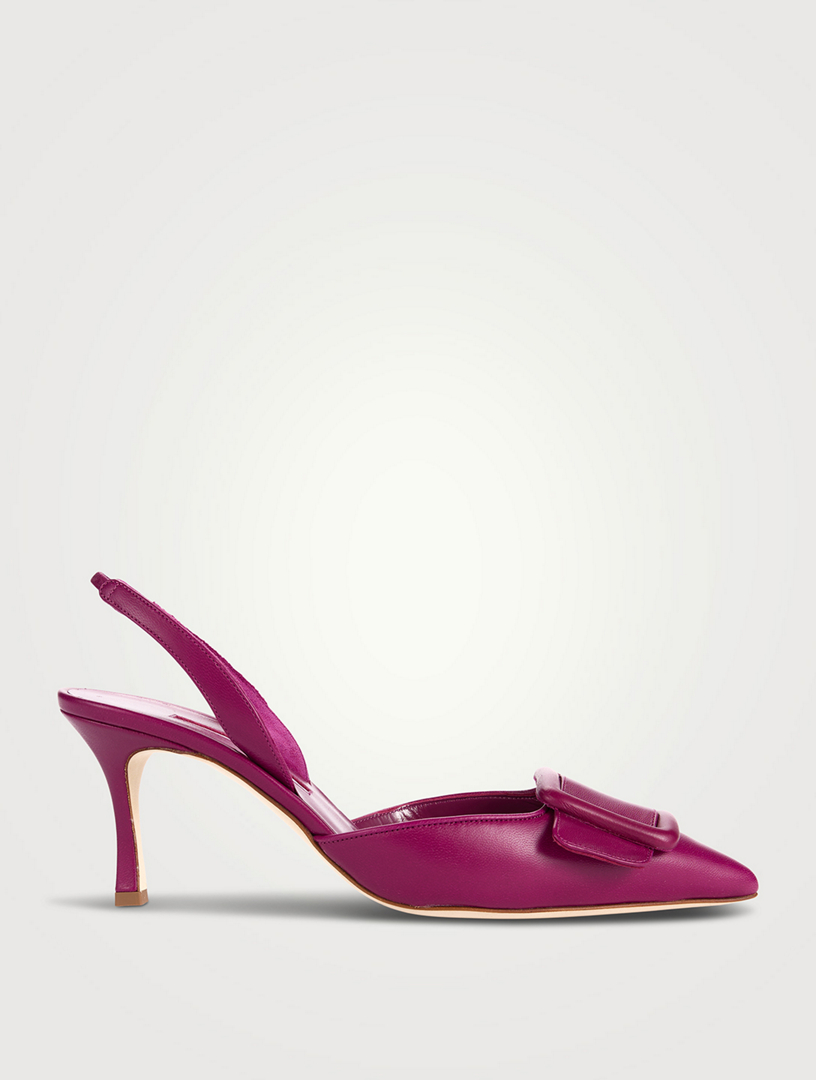 Maysli Leather Slingback Pumps