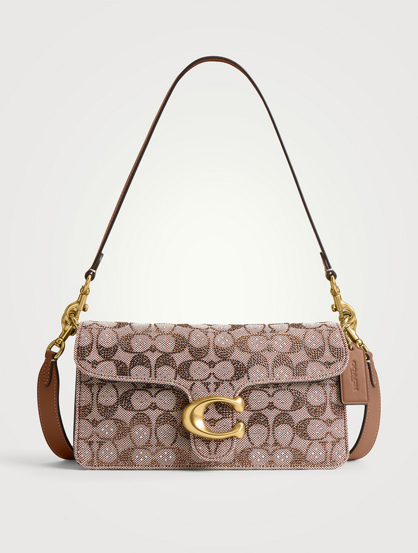 COACH Tabby 26 Crystal Jacquard Shoulder Bag | Holt Renfrew
