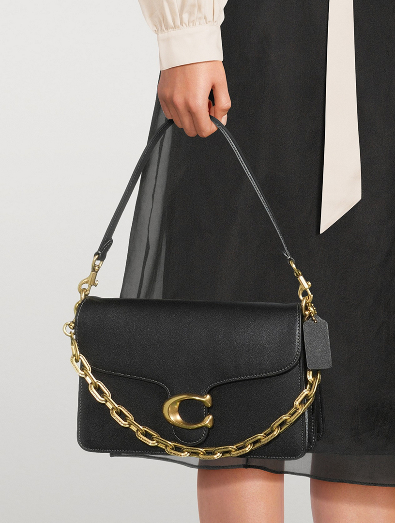 COACH Tabby Chain Leather Shoulder Bag | Holt Renfrew