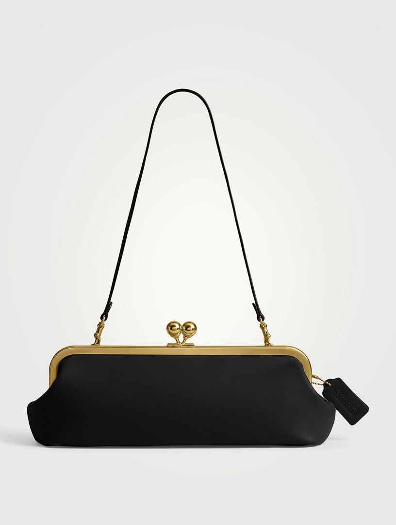 Kisslock 30 Leather Frame Bag