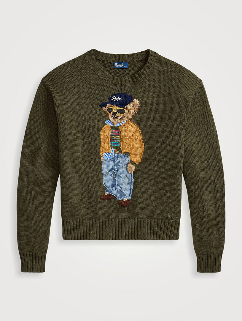 Polo Bear Cotton Sweater