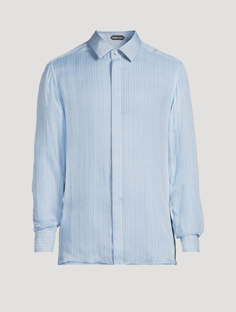 Fluid Shirt In Striped Print