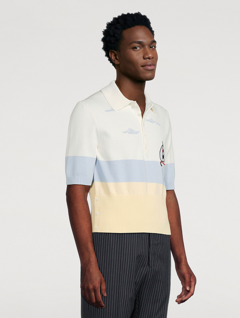 THOM BROWNE Nantucket Scenic Jersey Top | Holt Renfrew