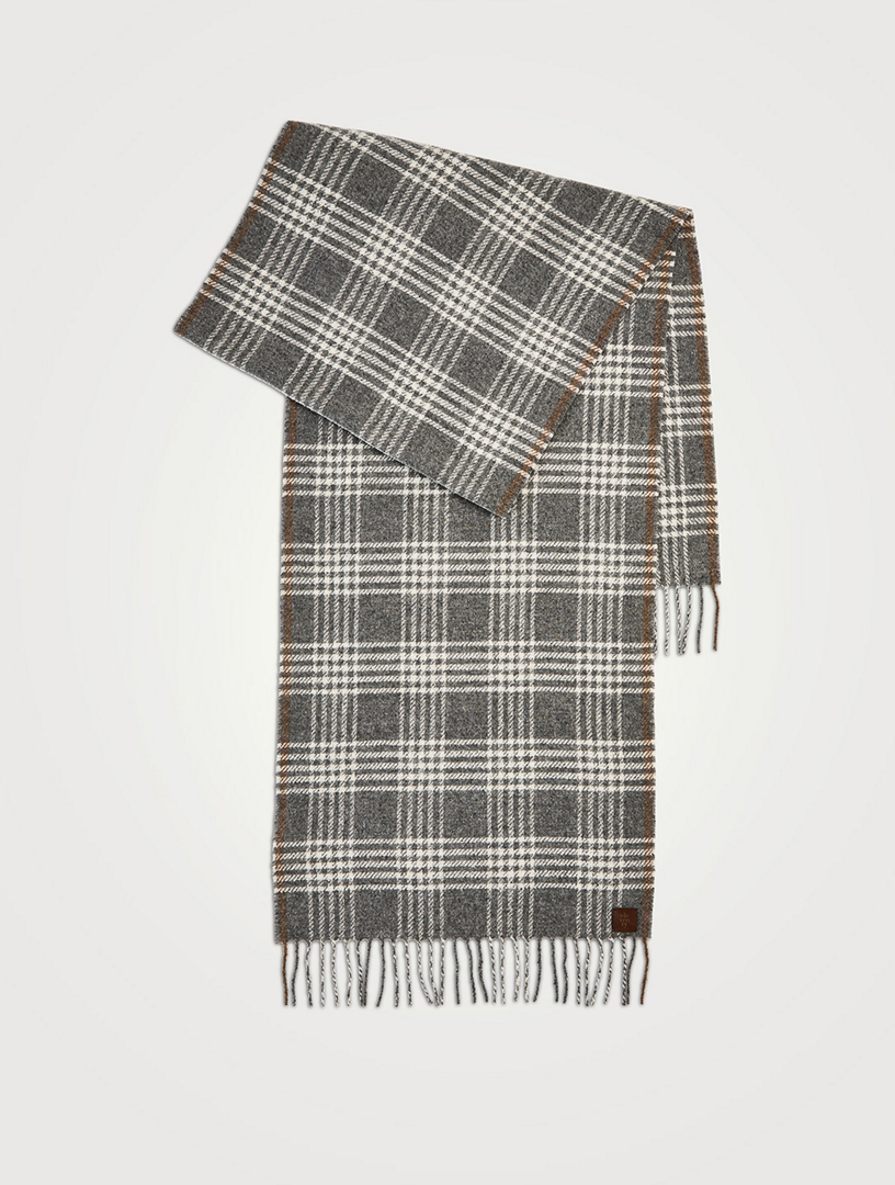 Scarf In Check Print