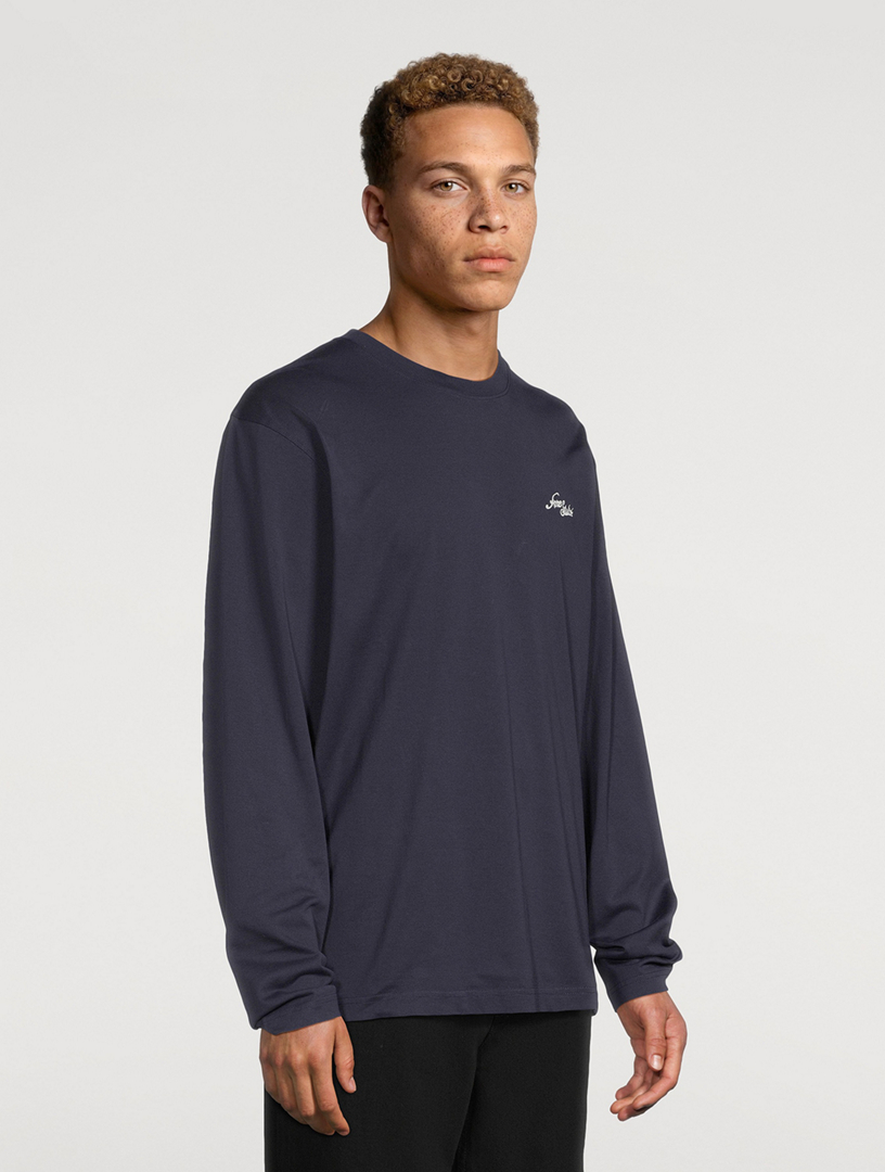 ACNE STUDIOS Cotton Jersey Long-Sleeve T-Shirt | Holt Renfrew