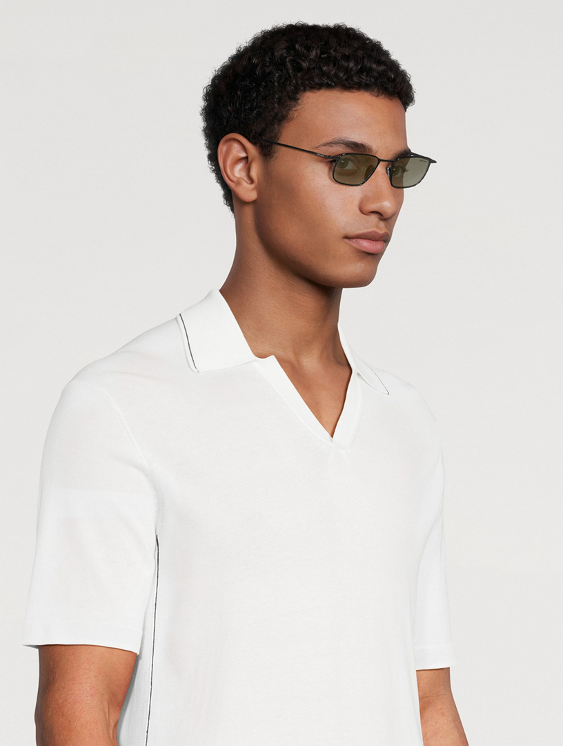 PRADA PR D52S Rectangular Sunglasses | Holt Renfrew