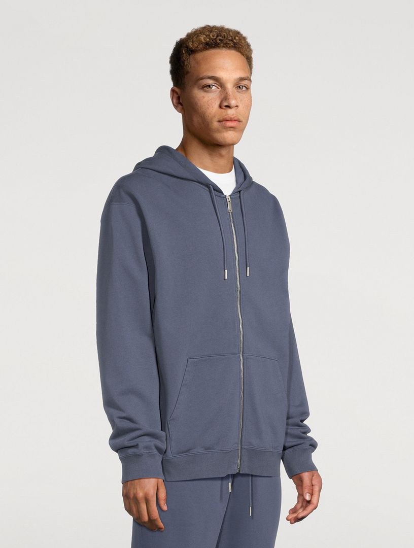 CANADA GOOSE Loon Black Disc Cotton Full Zip Hoodie | Holt Renfrew